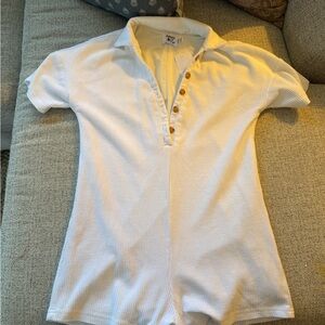 Princess Polly Cream Romper